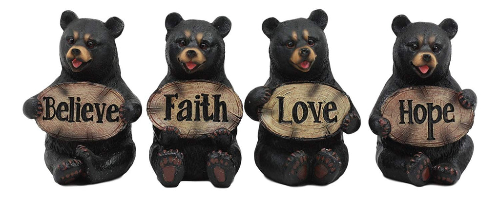 Western Rustic Black Bear Sitting With Red Cooler Tumbler Figurine Sum–  Ebros Gift