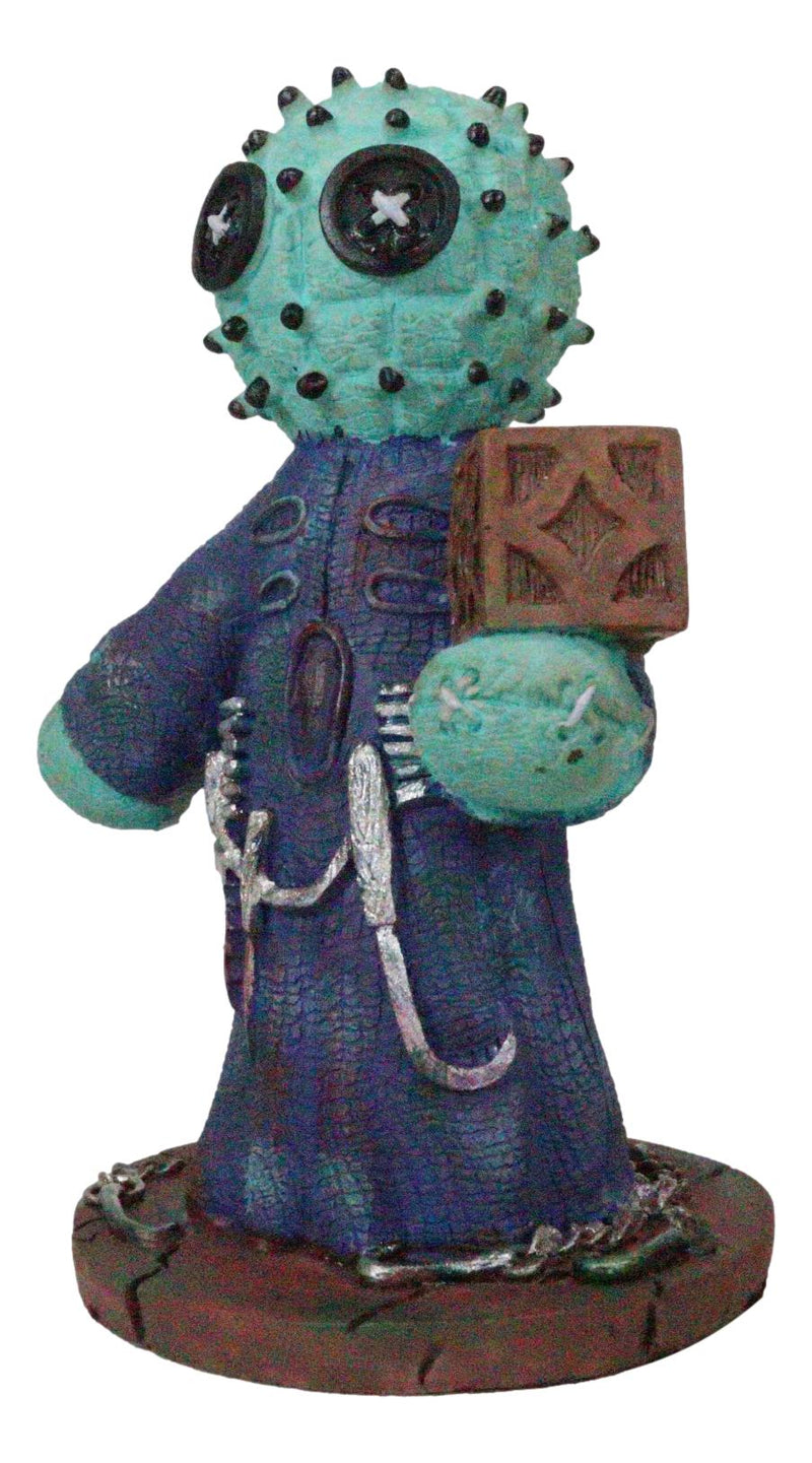 Ebros Pinheadz Monster with Voodoo Stitches Figurine 4.25"H (Pinhead Hellbound)