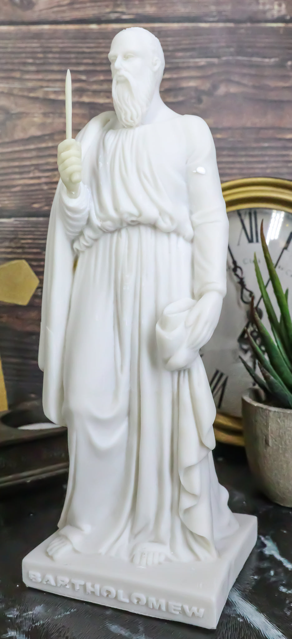 Bertel Thorvaldsen Copenhagen Museum Christ Hall Apostle Bartholomew Statue 8"H - Ebros Gift