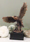 Wings of Glory Heraldic Bald Eagle Soaring Majestically Figurine With Base