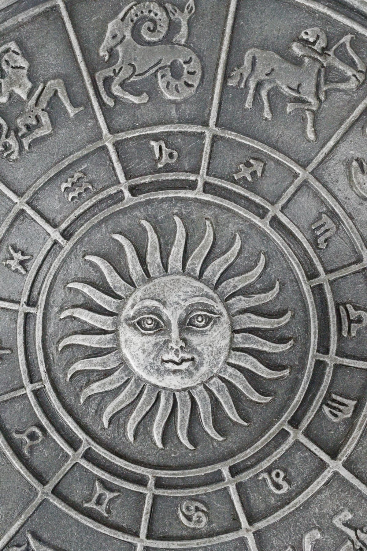 Greek Astrological Horoscopes Zodiac Constellations Belenos Sun God Wall Decor