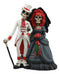 Day Of The Dead Skeleton Couple Wedding Statue Gothic Skeleton Cake Toppers