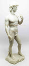 Ebros Renaissance Michelangelo Sculpture of Nude David Figurine Battle With Goliath