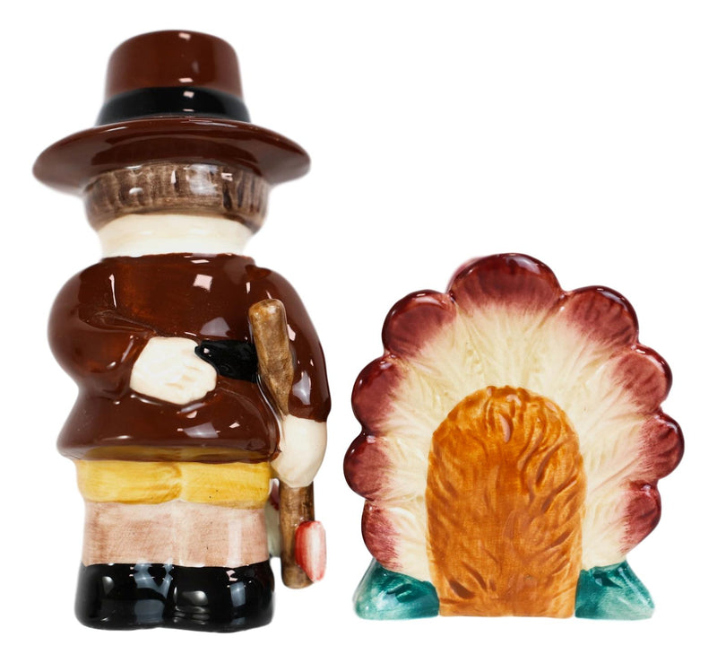 Tabletop Kissing Thanksgiving Turkey S/2 Salt Pepper Shaker Magnetic 10463  ., 1 - Harris Teeter