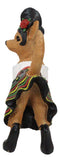 Caliente Senorita Chihuahua Dog With Traditional Chili Peppers Dress Figurine