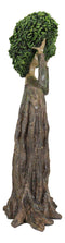 Greenman Tree Woman Gaia Dryad Ent Native Fixing Leafy Canopy Crown Figurine