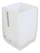 Stain White Austrian Crystals 6 Piece Chic Bathroom Vanity Accessories Gift Set