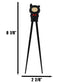 Black Porky Pig Reusable Training Chopsticks Set With Silicone Helper BPA Free