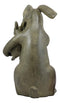 Ebros Large 13"Tall Aluminum Whimsical Story Time Mother Rabbit Reading Book To Her Kit Garden Statue Animal Fairy Tale Nursery Rhymes Rustic Cottage Outdoors Lawn Pool Patio Home Decorative Figurine