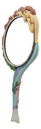 Colorful Atlantis Sirens of The Seas Maiden Mermaid Hand Mirror Figurine Vanity