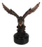 Wings Of Glory Patriotic Bald Eagle Skimming Over Water Figurine With Base