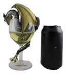 Ebros Drunken White Wine Spirit Dragon Statue Medieval Renaissance Fantasy Decor