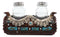 Pack of 2 Western Turquoise Gems Horse Saddle Salt and Pepper Shakers Holders