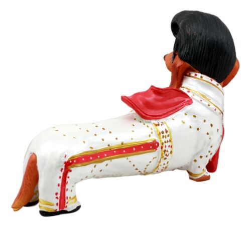 Wiener Doxie Collection King Of Rock And Roll Fashionista Dachshund Figurine