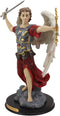 Ebros Byzantine Archangel Saint Michael with Brass Name Plate Wooden Base 12.5"H
