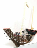 Ebros Japanese Traditional Omakase Sushi Fishing Boat Large 27" Long Serving Plate