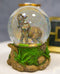 Safari Grasslands Savanna African Bush Elephant Glitter Water Globe Figurine
