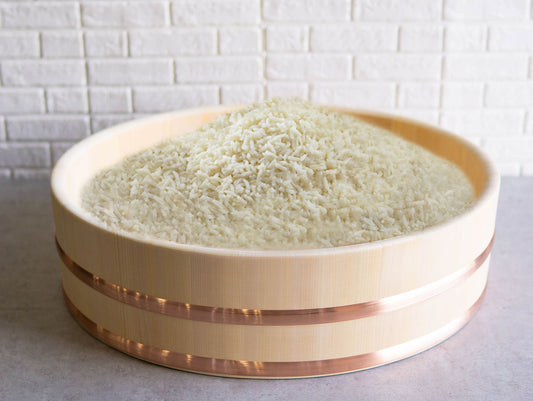 Made In Japan Hangiri Sushi Oke Rice Cypress Wood Large Mixing Bowl Tub 23.5"Dia - Ebros Gift