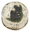 Ebros Rustic Black Bear in Pine Tree Bathroom Bar Soap Dish W/ Birch Wood Finish