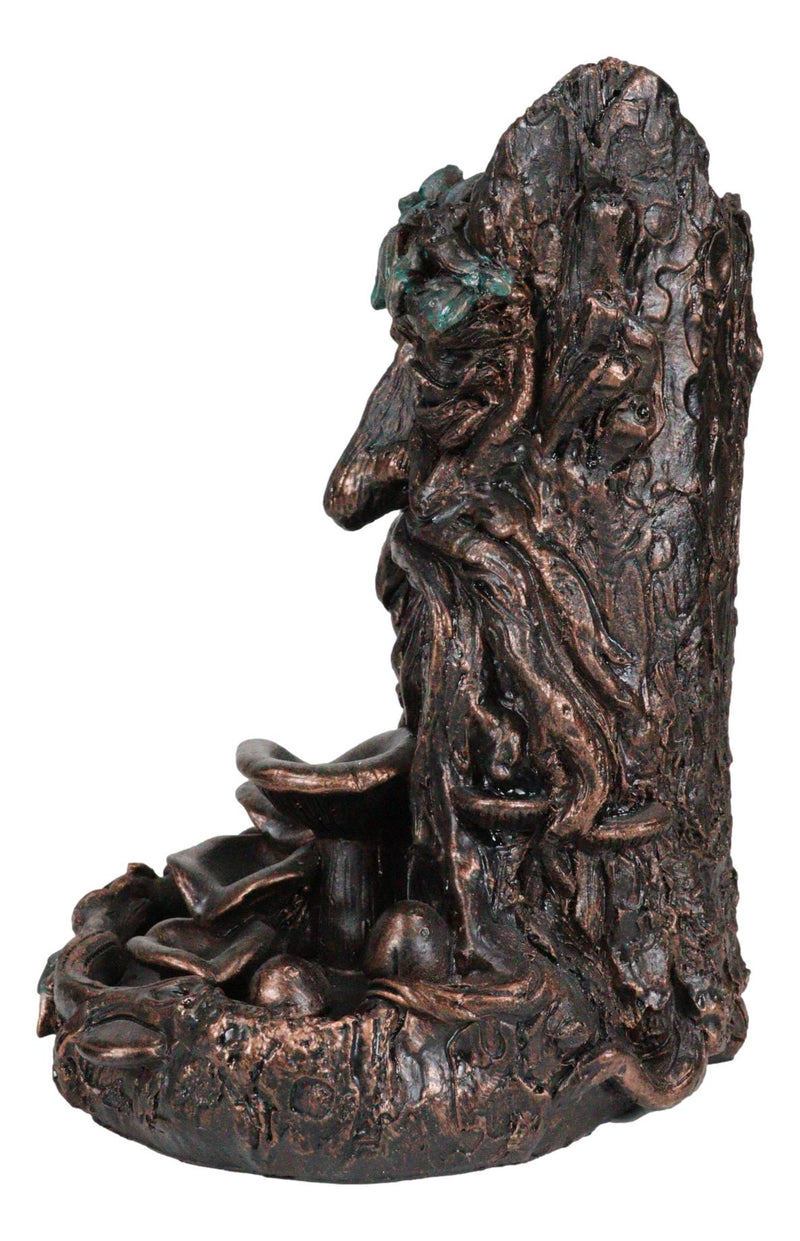 Celtic Greenman Tree Man God Forest Ent Backflow Incense Cone Burner Figurine