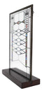 Ebros Frank Lloyd Wright Robie House Modern Stained Glass Metal Framed Hanging Wall Decor
