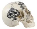 Ebros Gothic Gambling Casino Royale Poker Cards Royal Flush Skull Cranium Figurine