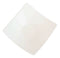 Pack Of 6 Contemporary White Quad Cornered 12oz Rice Soup Sauce Porcelain Bowls