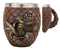 Ebros Medieval Khaleesi's Elemental Dragon Colorful Scale Egg With Hatching Wyrmling Small Coffee Tea Mug Cup 3.75" High Fantasy GOT Themed Dungeons And Dragons Drinking Cups (Fire Red)