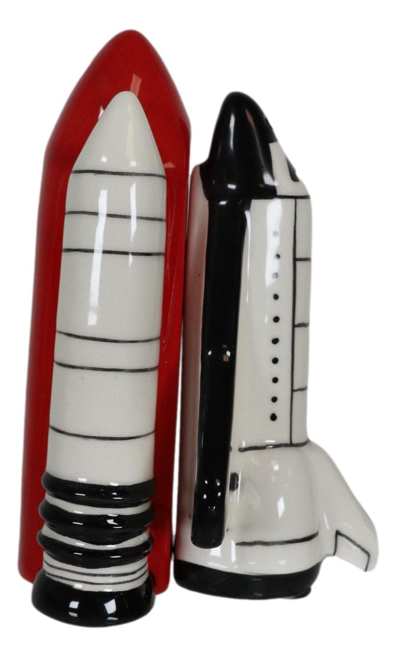 Space Shuttle Apollo Planets & Moon Exploration Salt And Pepper Shakers Set