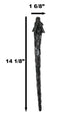 Gothic Witchcraft Merlin The Wizard Sorcerer Twisted Dragon Cosplay Wand 14" L