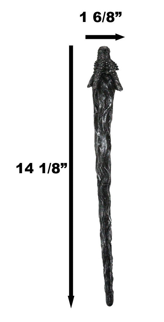 Gothic Witchcraft Merlin The Wizard Sorcerer Twisted Dragon Cosplay Wand 14" L