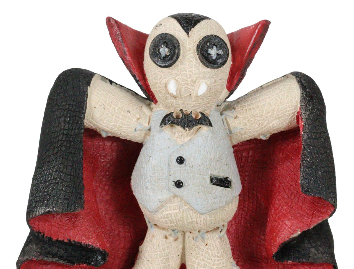 Draco Vampire Dracula Pinheadz Halloween Monster With Voodoo Stitches Figurine