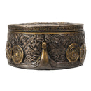 Norse Viking Knotwork Thor Hammer Mjolnir Dragon Longship Decorative Jewelry Box