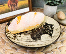 Ebros Bison Buffalo Abstract Art Large Square Dinner Plate Set of 2 10.75"D