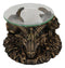 Pagan Occult Baphomet Sabbatic Goat Skull Demon Candle Oil Tart Scent Burner