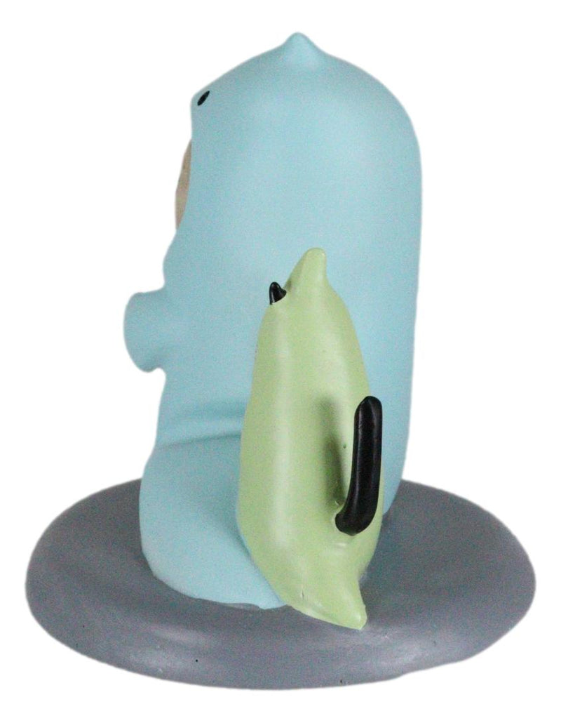 Unfortunate Lucky The Skeleton Boy Dressed in Boo! Ghost Halloween Figurine