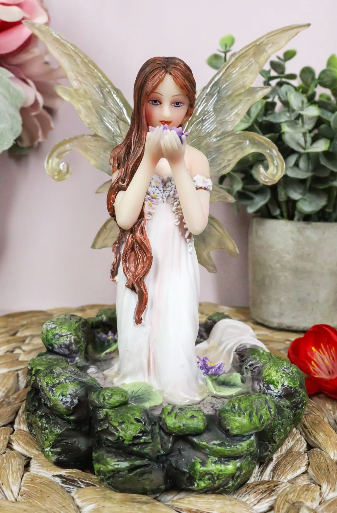 Ebros Fairy Lady Of The Lake Statue 6"Tall Water Elemental Fairy Figurine