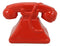 Vintage Nostalgia Red Rotary Telephone 7"L Money Coin Piggy Bank Decor