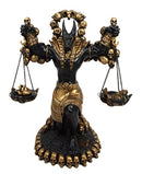Ebros Anubis Statue Ankh Altar Weighing The Heart Against Feather Figurine 9"H