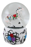 Trail Of Painted Ponies Western Garden Tribal Rose Horse Glitter Water Globe