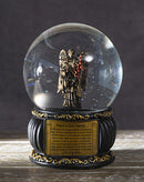 Christian Holy Archangel Saint Gabriel Messenger Of God Water Globe Figurine
