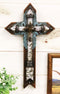 Rustic Southwestern Boho Chic Art Arrows And Branch With Ropes Wall Cross Decor