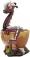 Ebros Coffee Cappuccino Addict Dragon Statue 6.25" H Drinks & Dragons Collection
