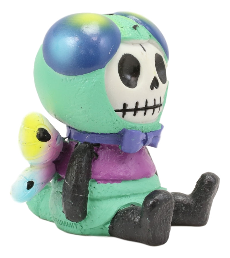 Furry Bones Rainbow Dragonfly Queen Skeleton Furrybones Macabre Figurine 2.5"H