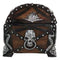 Ebros Pirate Skull With Crossed Dagger Blades Treasure Chest Box Jewelry Box 5"L