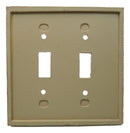 Rustic Evergreen Pine Trees Forest Wall Cover Plate 2-Pack Double Toggle Switch