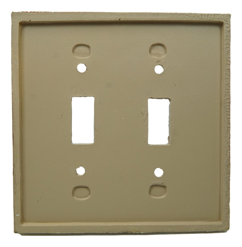 Rustic Evergreen Pine Trees Forest Wall Cover Plate 2-Pack Double Toggle Switch