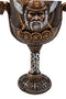 Ebros Odin Warlord Dragon Longship 7oz Resin Wine Goblet Chalice Steel Liner