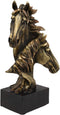 Ebros Gift 9" Tall Western Horse and Foal Head Bust Figurine with Black Pedestal
