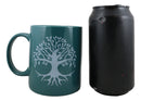 Pack Of 2 Wicca Celtic Tree Of Life Sacred Geometry Bone China Coffee Mug Cups